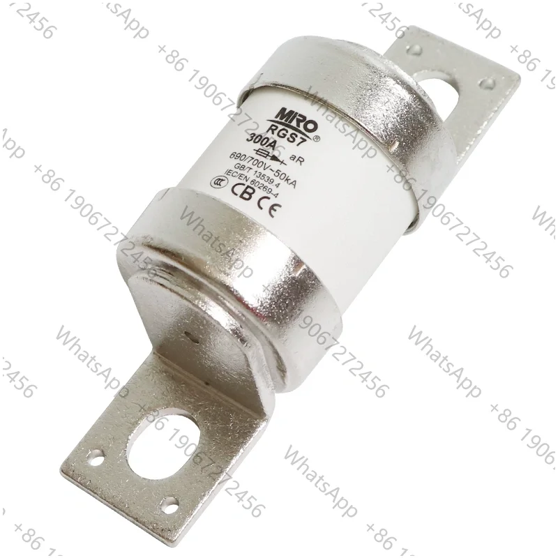 1PCS RGS7 63A 80A 100A 140A 150A 160A 200A 220A 250A 300A 315A 350A 400A 690/700V Bolt-on Quick-Acting Fuse