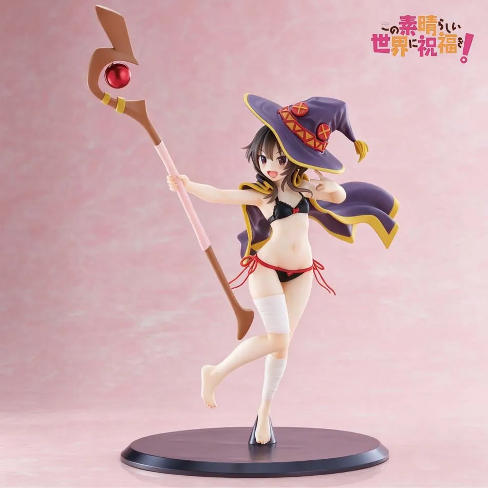 Bénédiction de Dieu sur ce monde merveilleux, figurine Aniem Megumin de 18 cm, figurine mignonne Megumin, modèle de poupée en PVC, jouets de fille magique