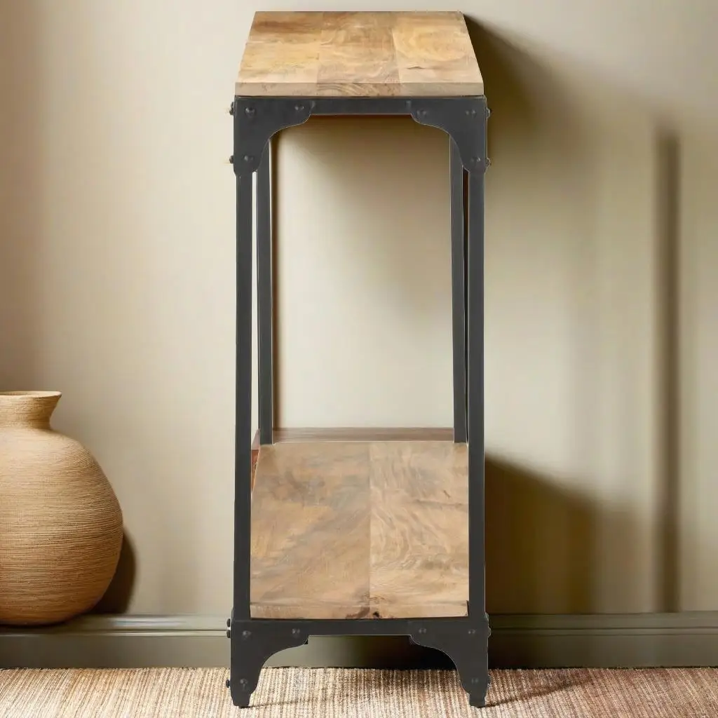 

43.3x11.8x29.5 Solid Wood Console Table - Stylish & Durable Home Furniture