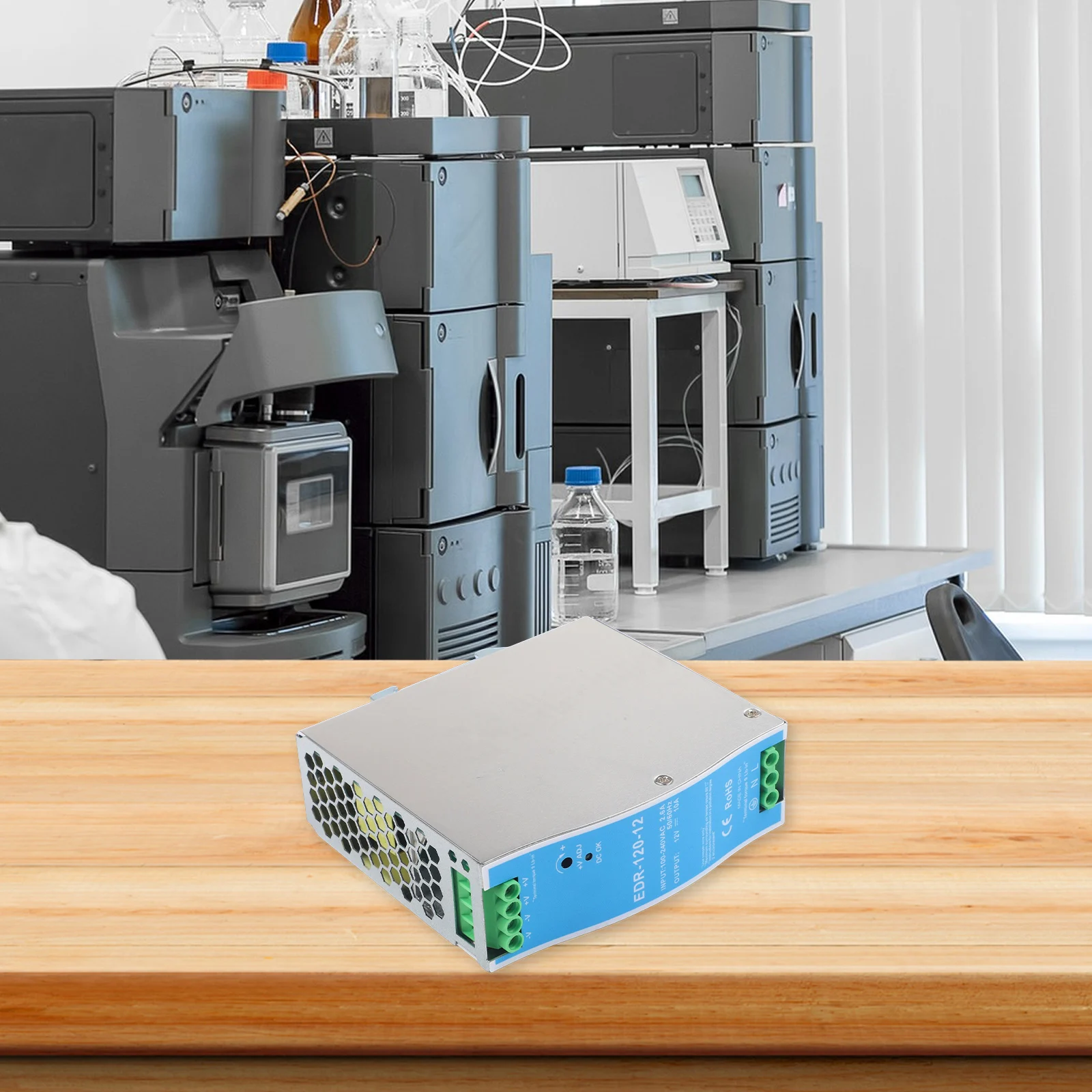 

Блок питания на DIN-рейку 120 Вт, 12 В, 10 А для автоматизации и промышленного применения