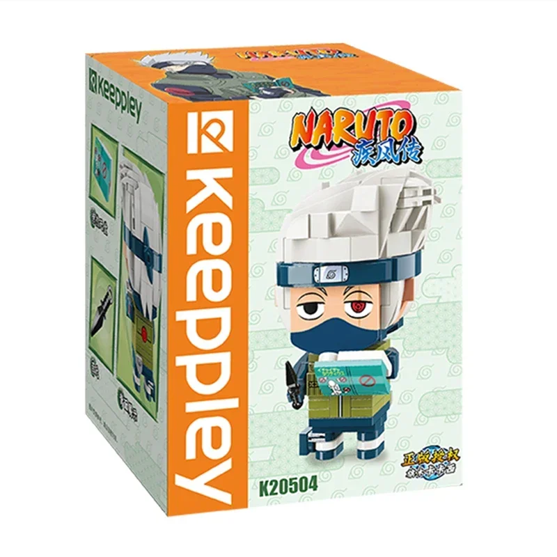 keeppley Naruto building blocks Team 7 Hatake Kakashi Haruno Sakura Uzumaki Naruto Uchiha Sasuke model assembled children\'s toys