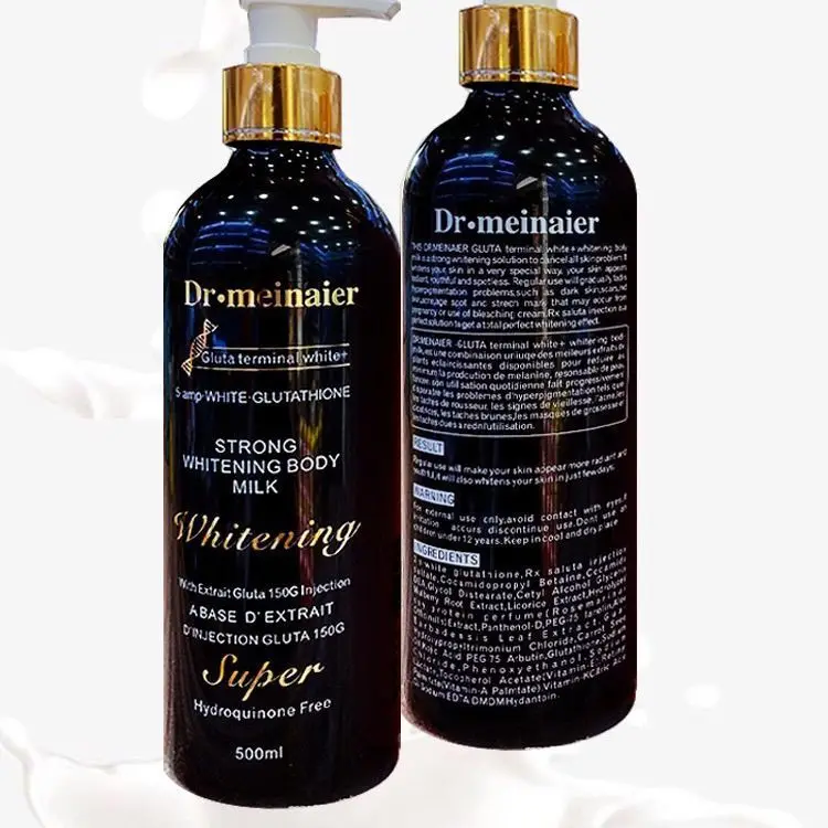 Brightening Body Lotion 24K Gold & Glutathione, Deep Nourish for Dull Skin, Velvet Finish