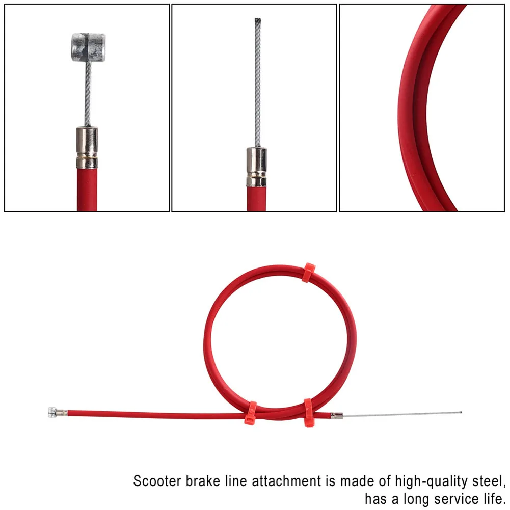 

Тормозная линия для скутера, электрический скутер, тормозной провод, тормозная линия для ежедневных поездок, аксессуар для скутера, длина 140 см