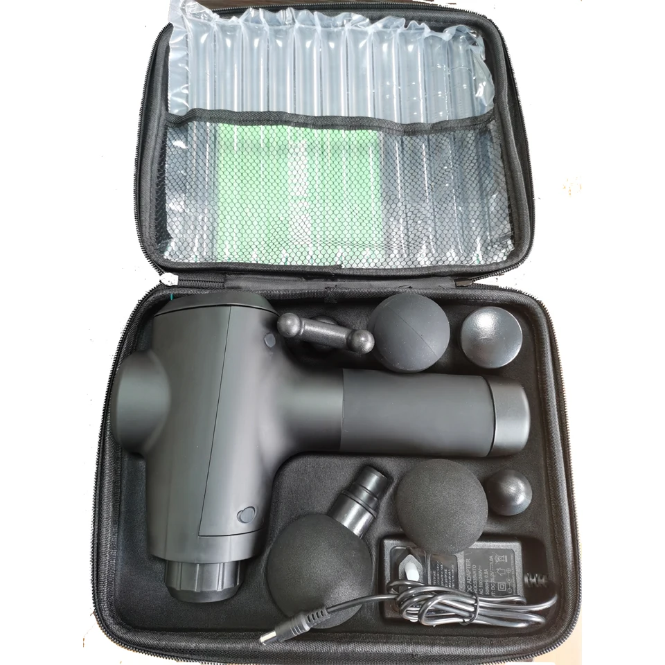 جديد وصول قابلة للشحن اللاسلكية الاسترخاء الرياضة الجسم العضلات الأنسجة العميقة الاهتزاز تدليك أداة بندقية المنتج الإلكتروني