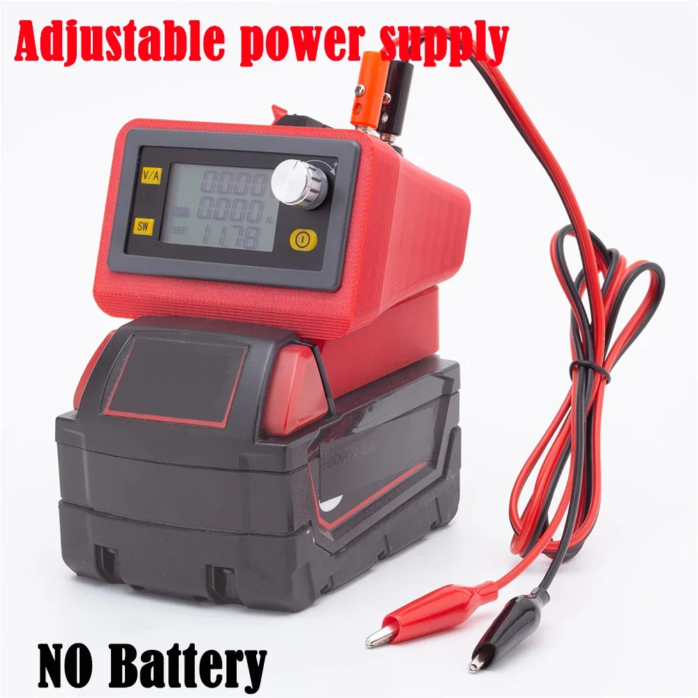 Portable Battery CNC Adjustable Power Supply Buck Boost Converter For Milwaukee 18V Lithium Battery DC Voltage Stable Outdoor