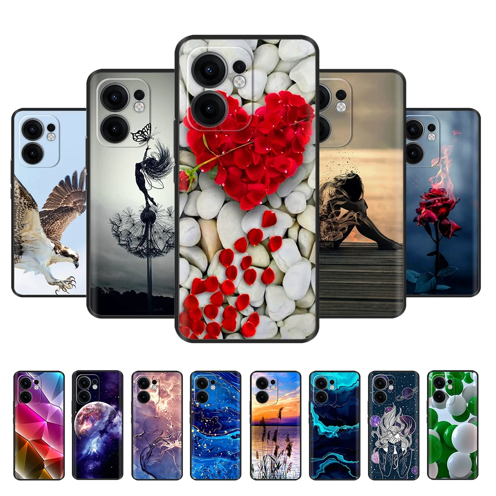 Reno 13F Case For Oppo Reno 13F Case Cover Soft Silicone TPU Bumper Back Cover Coque For Oppo Reno 13F 5G reno13F 4G Phone Cases
