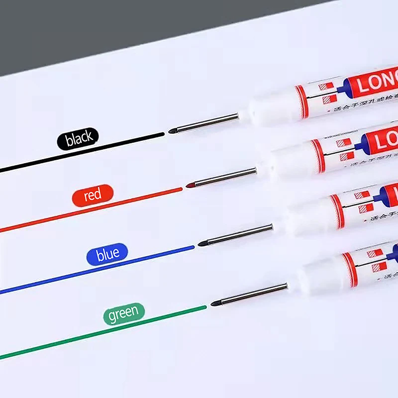 Long Nib Head Markers for Metal Perforating Pen, Multi-Purpose, Waterproof, Bathroom, Woodworking Decoration, 20mm, 1Pc