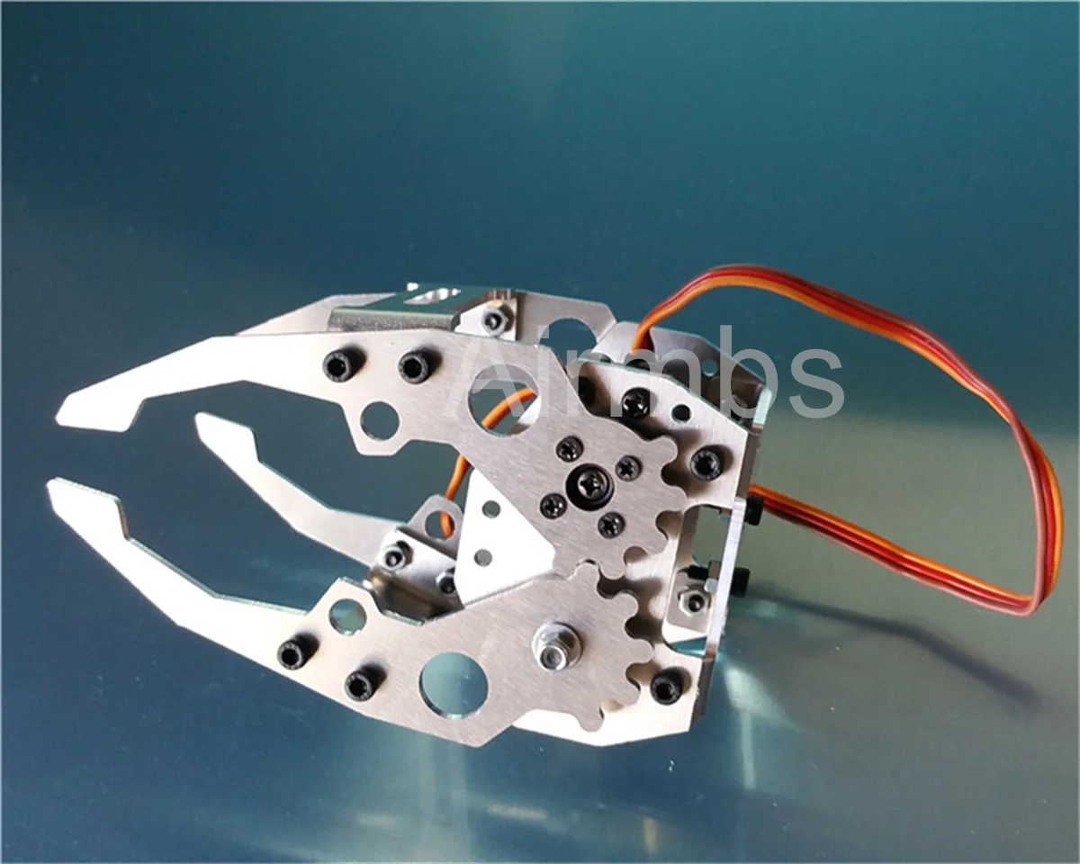 Большой металлический коготь робота с MG996r Servomotor Механический захват для рычага робота Механическая рука Металлический захват Зажим Зажим в разобранном виде