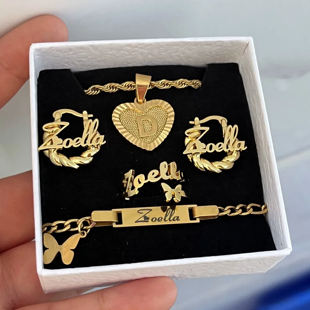 Imagem -04 - Duoying-encantos de Borboleta Personalizados para Crianças Pulseira de Carta Personalizada Anéis de Aros com Letras A-z Iniciais 18 mm Pcs