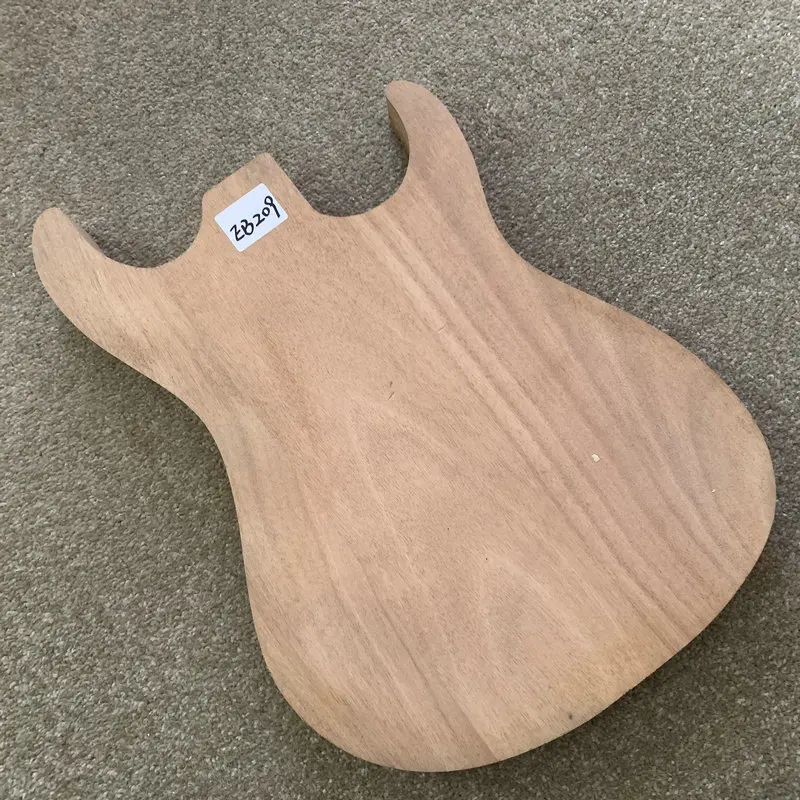 EB209 Unfinished  Electric Guitar Body   Uncut Solid Alder ST DIY Guitar Parts Replace Accessories NO Paints