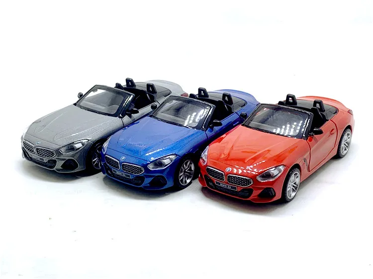 1:32 Z4 M40i Sports Version Free Wheeling High Light Sport Racing Car Model Diecast Metal Alloy Miniature Replica Kids Toy F100