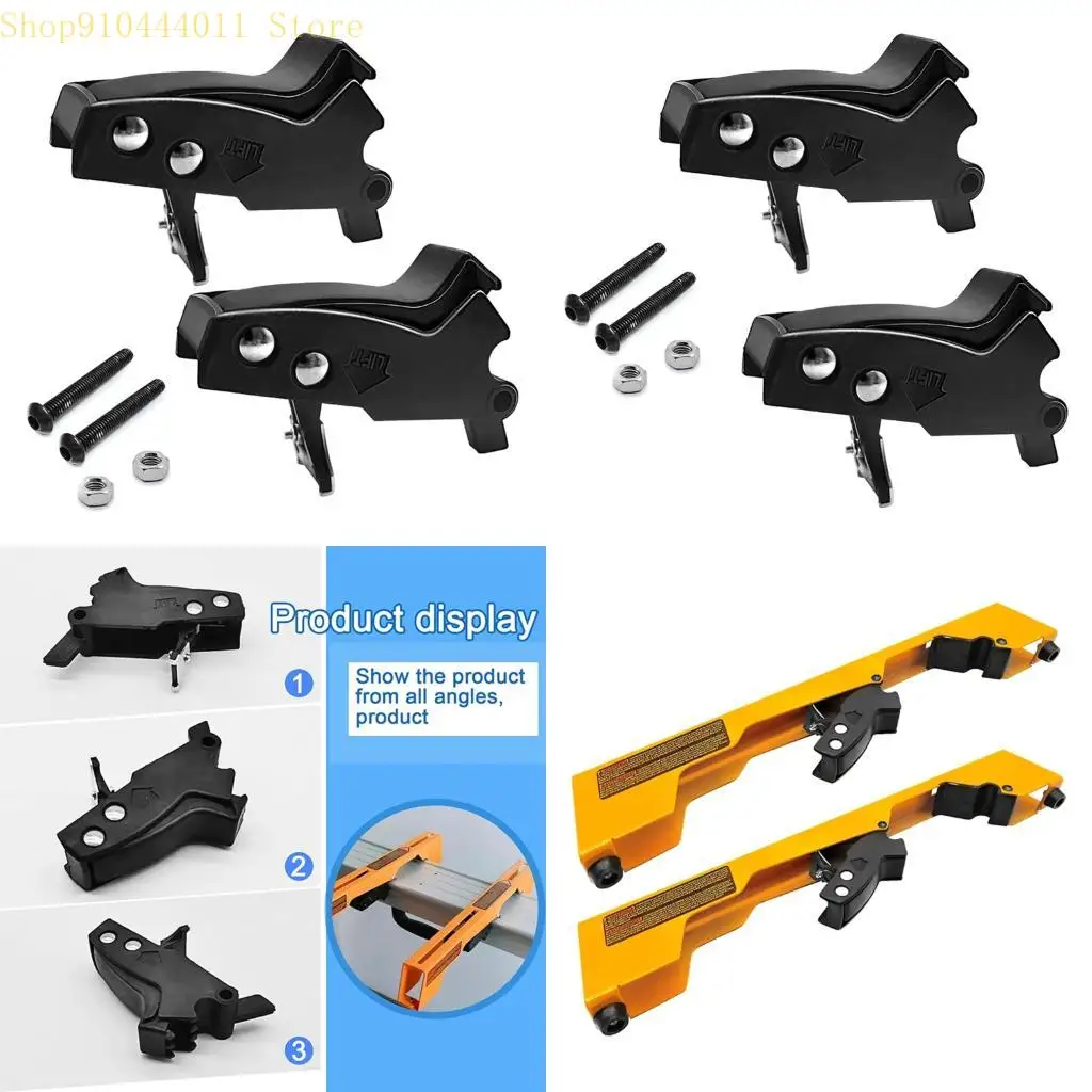 

28GF Clamps Clip Replacement Parts for Miter Sawer Stands Power Tool Accessories 2Pcs Mounting Brackets Included