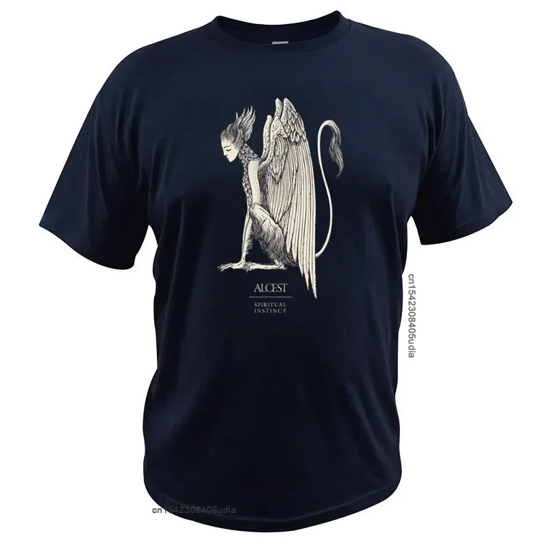 Spiritual Instinct T Shirt Alcest Album T Shirt French Post-MateI Band Cotton Comfortable Eu Size Tee Tops Men Women Tshirt