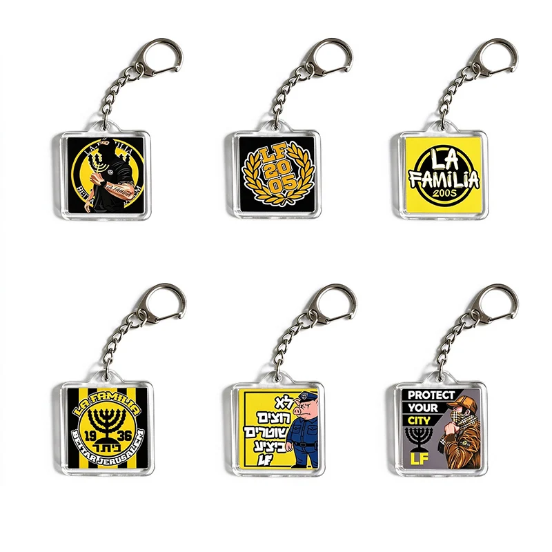 6 Types 4cm Beitar La Familia 1936 LF Keychain Decoration For Car Mobile Home Bag Key BYKY Group I