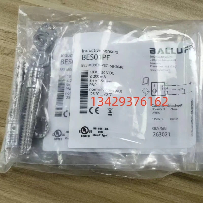 

2025 original BALLUFF BES01PF BES M08EH-PSC15B-S04G spot genuine sensor