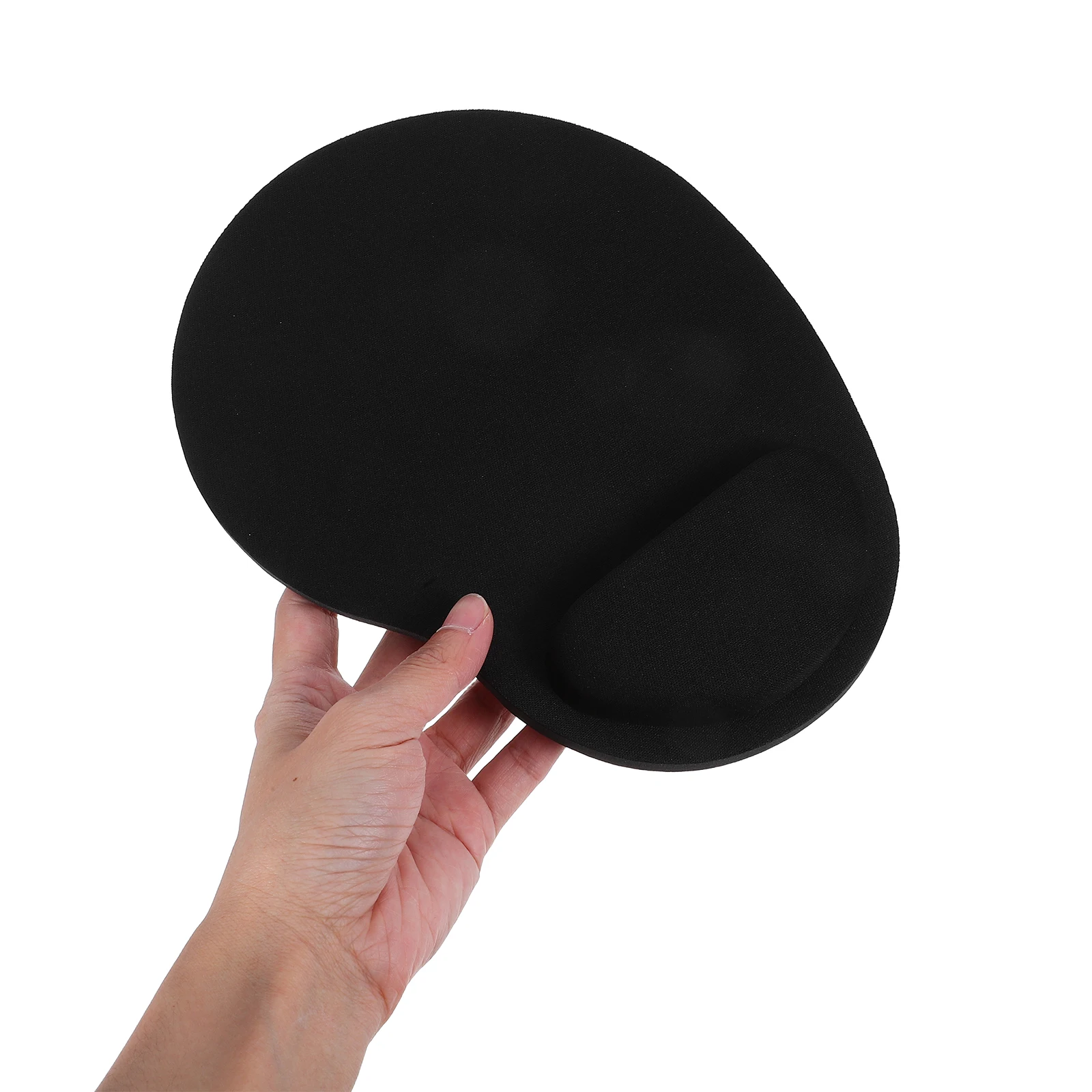 

Non-slip Computer Mouse Pad With Silicone Wrist Support Wrist Rest Mouse Mat for Home Office Travel (Black)