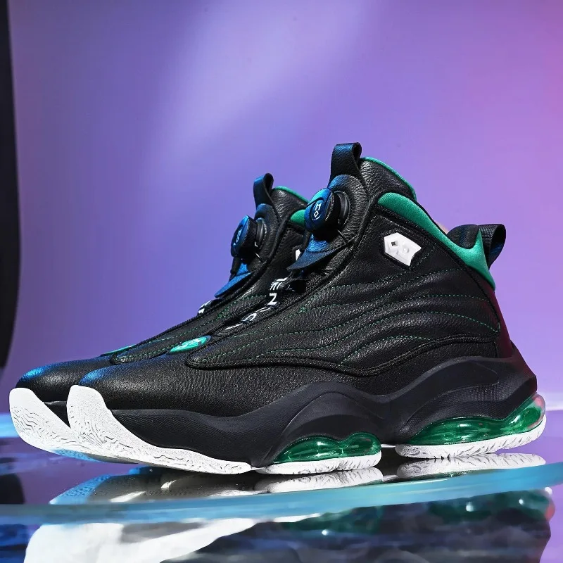 

Супер крутые баскетбольные кроссовки для мужчин и женщин, спортивная обувь с высоким берцем, удобные кожаные высокие кроссовки унисекс, баскетбольные бутсы