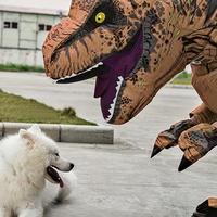Costume Halloween Blow Up Deluxe Dinosaur Fancy Dress Costume Props Halloween Inflatable T-Rex Dinosaur