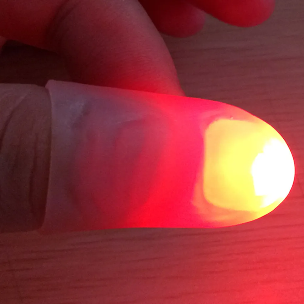 

Светящаяся мигающая лампа-фонарик на палец (разные цвета), удобная, яркая, для вечеринок, пластиковая