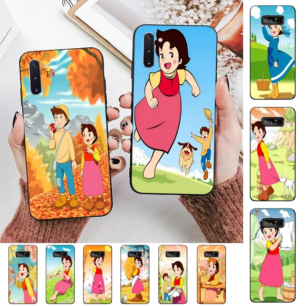 C-Cute H-Heidi Phone Case For Samsung Note 8 9 10 20 Pro Plus Lite M 10 11 20 30 21 31 51 A 21 22 42 02 03