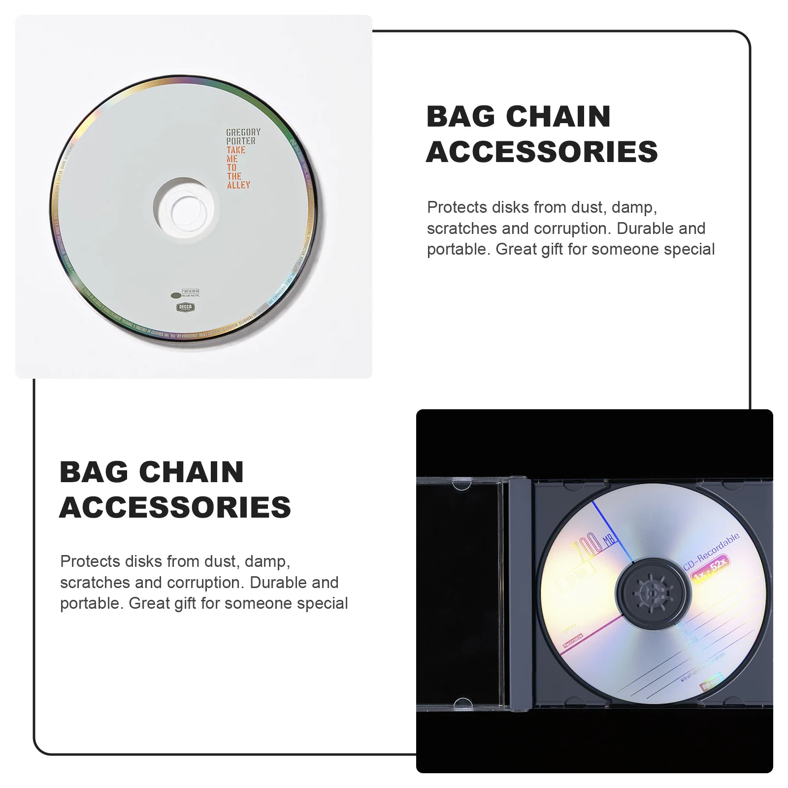 

1Pcs Cd Disc Storage Bag Multi Pocket Zipper Closure Dvd Storage Wallet for Organizing Media Collection Large Capacity Cd Bag