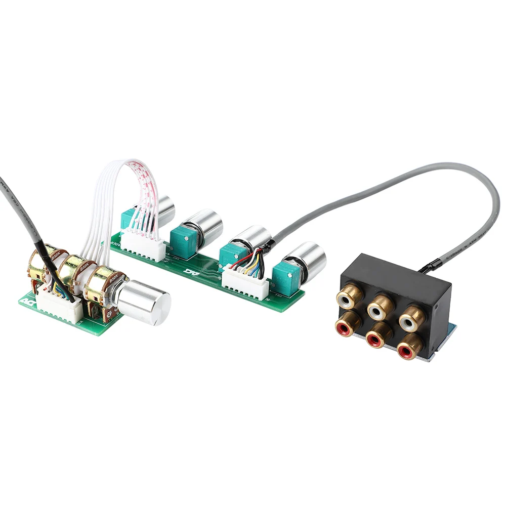 AIYIMA-Placa de tono de preamplificador 5,1, 6 CANALES, ajuste de volumen de tono de preamplificador pasivo independiente para cine en casa 5,1