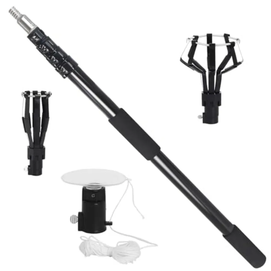 

Устройство для замены лампочек на высоких потолках с телескопической удлинительной штангой 18 футов (3-12 футов)