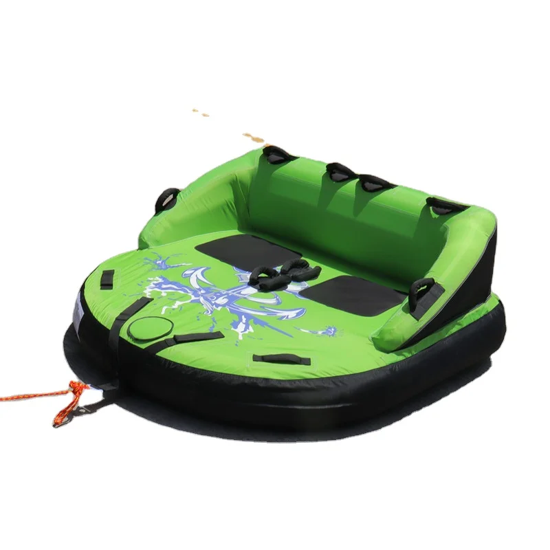 

2 Person Tubes for Boating, Inflatable Water Sports Tube with Back Rest for Men and Women Lake Beach Fun