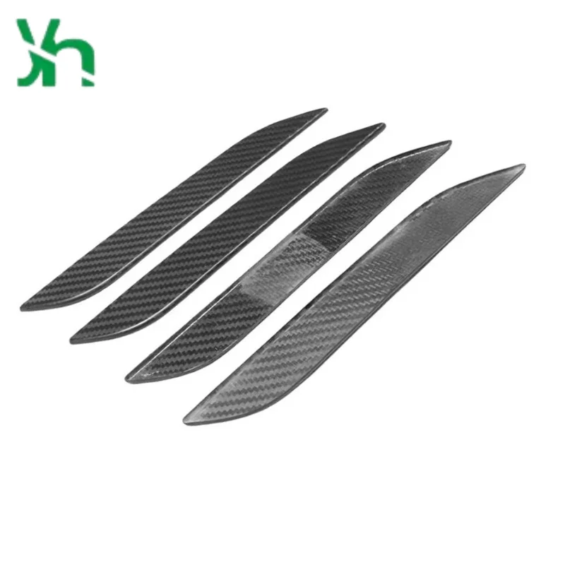 Яркая дверная ручка из углеродного волокна, внешняя дверная ручка для Tesla MODEL S 2016-2023, декоративный комплект кузова