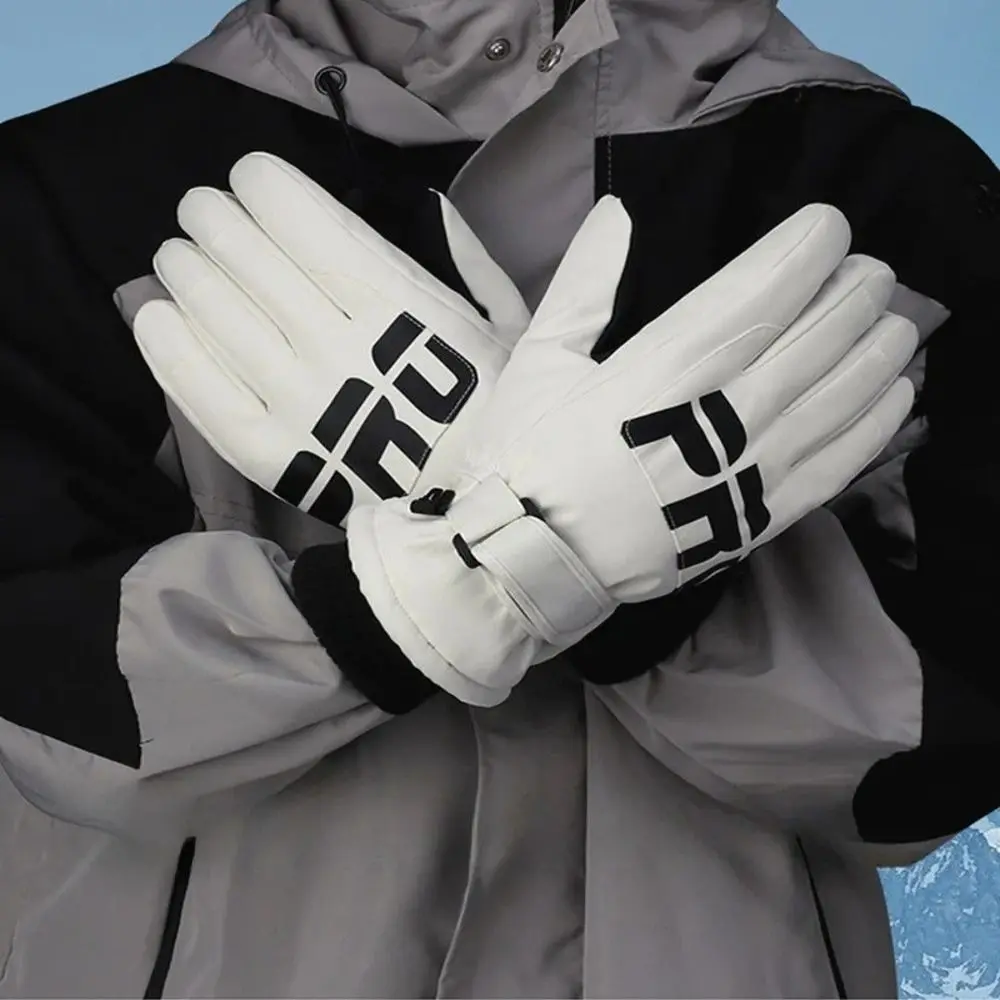 

Ветрозащитные лыжные перчатки унисекс, морозостойкие водонепроницаемые перчатки с сенсорным экраном, термолегкие велосипедные перчатки, зимние виды спорта на открытом воздухе