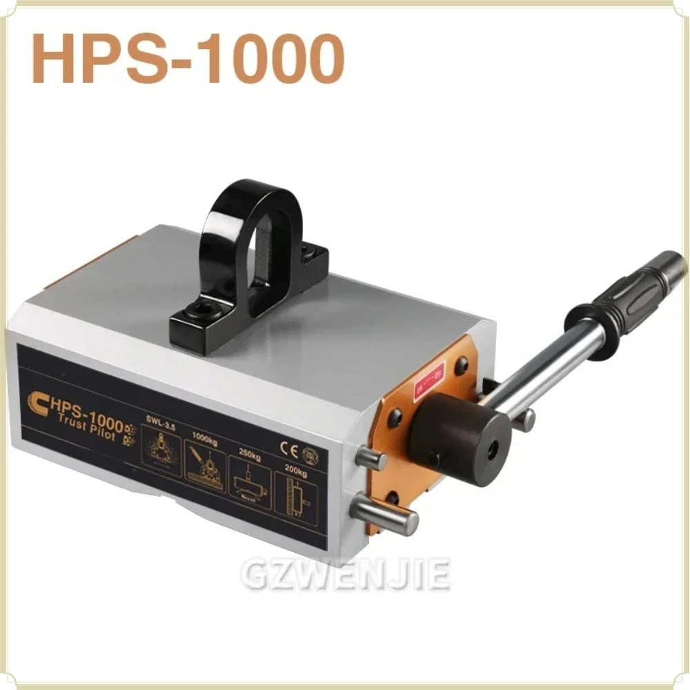 1000KG Permanent Magnetic Lifter Strong Neodymium Magnet Sucker Labor Saving Magnetic Crane Sucking Disc