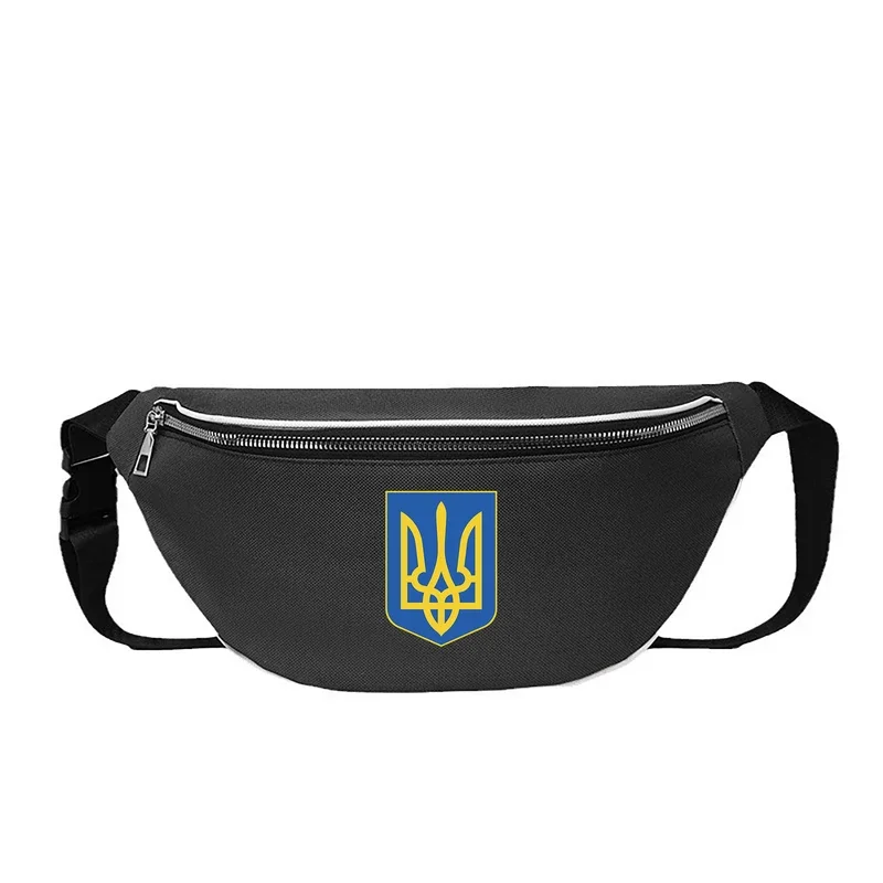 

Ukrainian People's Republic Ukraine Waist bag high-capacity Outdoor Sports Fanny Pouch Souvenir Support Picture Custom YB-229