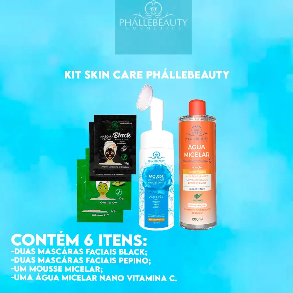 Phállebeauty Kit Skin Care 6 Items