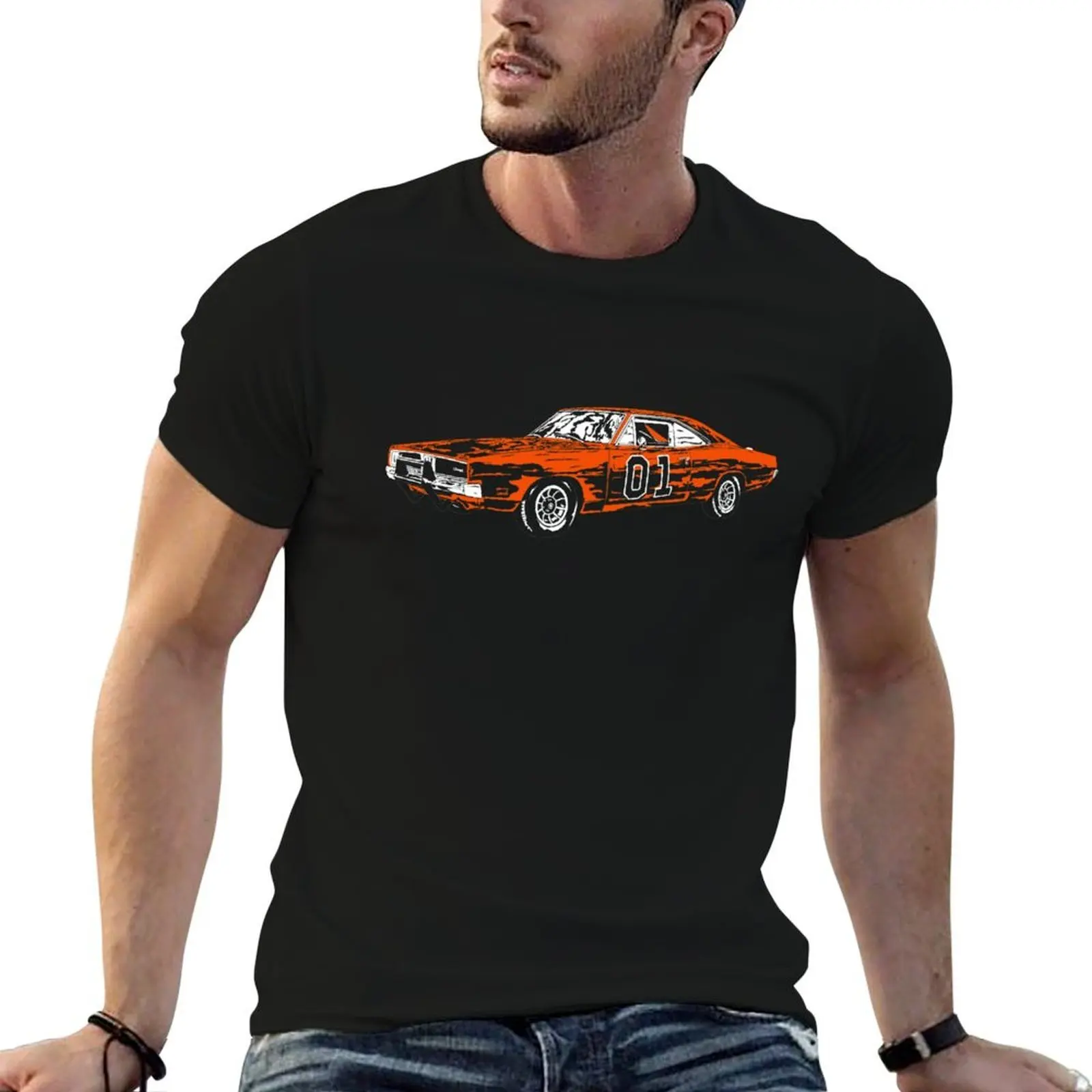 

The Dukes Of Hazzard General Lee T-Shirt cotton t shirt pack man t shirts graphic man t shirts for men casual T-shirt