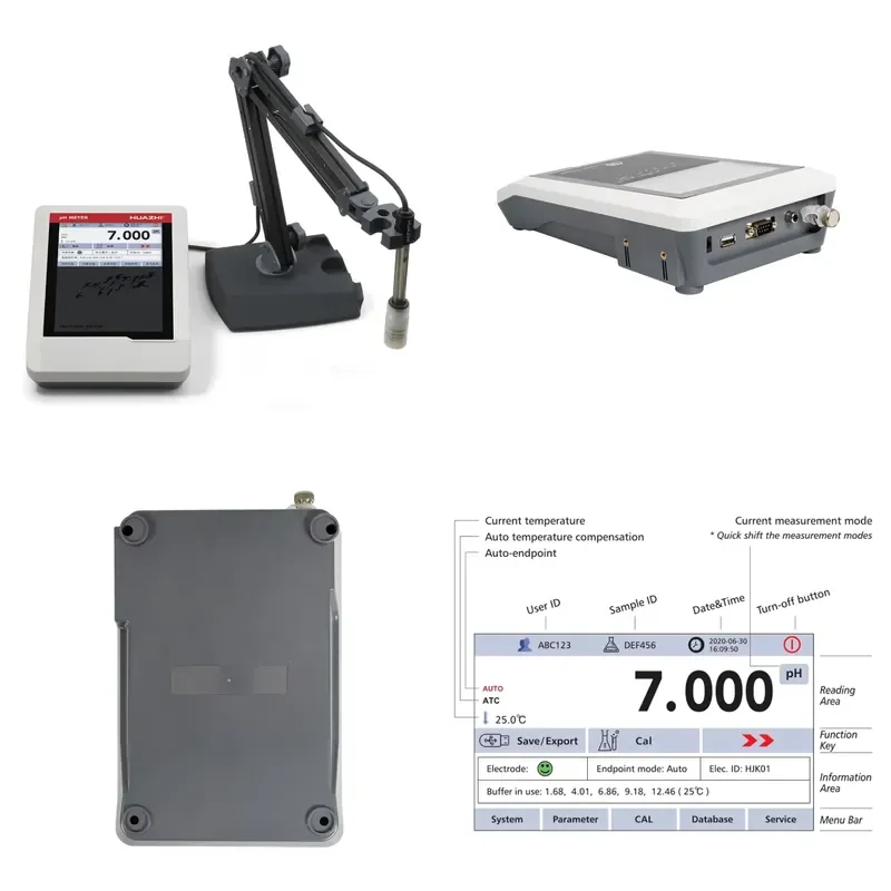 HUAZHI HZP-T503 Professional 0.001 Grade Lab pH Meter 9-Point Custom Calibration OEM 5.0