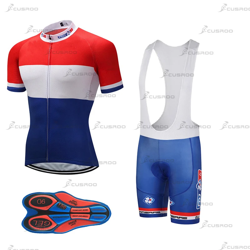 

2023 Cycling Clothing Bike Jersey Quick Dry Mens Bicycle Clothes Mens Summer Team Cycling Jerseys 9D Gel Bike Shorts Set