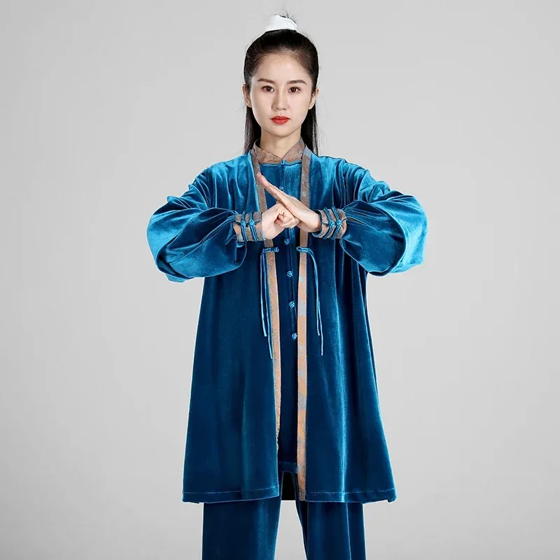 

Winter Thicken Tai Chi Clothes Women Wushu Clothes Kung Fu Competition Clothes Martial Art Uniform Wrinkle Free 2023