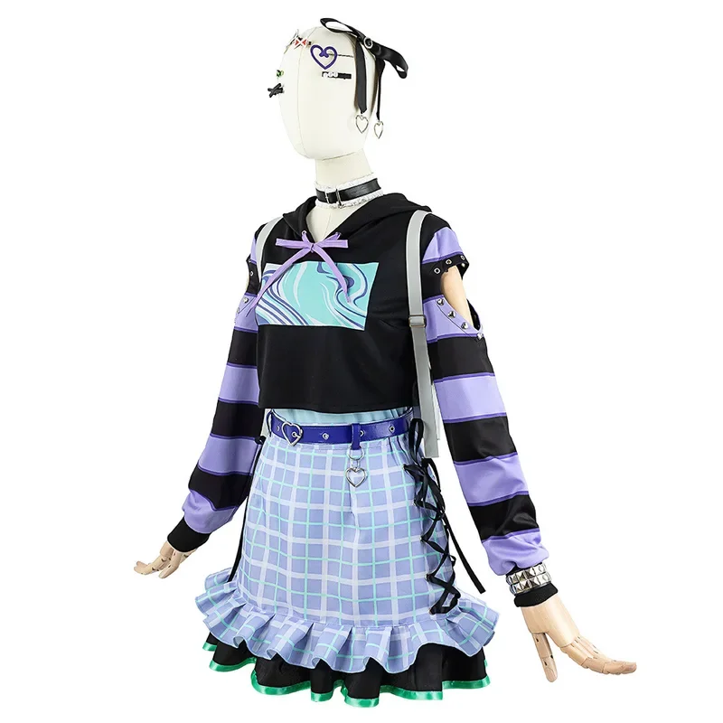 Singxeng game project Sekai colorful stage Akiyama Miyuki cosplay costume women JK dress uniform sailor suit customize