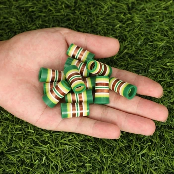 10 sztuk profesjonalne golfowe żelazne okucia do 0.35 stożkowe równoległe wały kolorowe paski golfowe stożkowe okucia 69HD