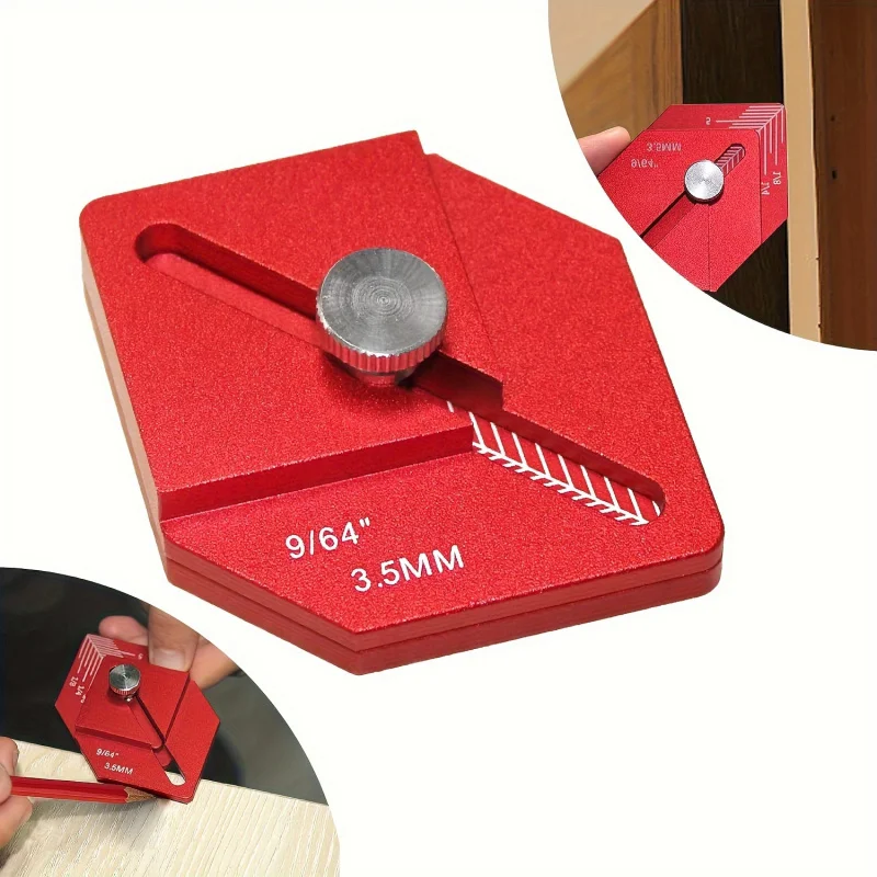 

‌ Инструмент из алюминиевого сплава, 1 шт., высокоточное измерение и маркировка 9/64 дюйма