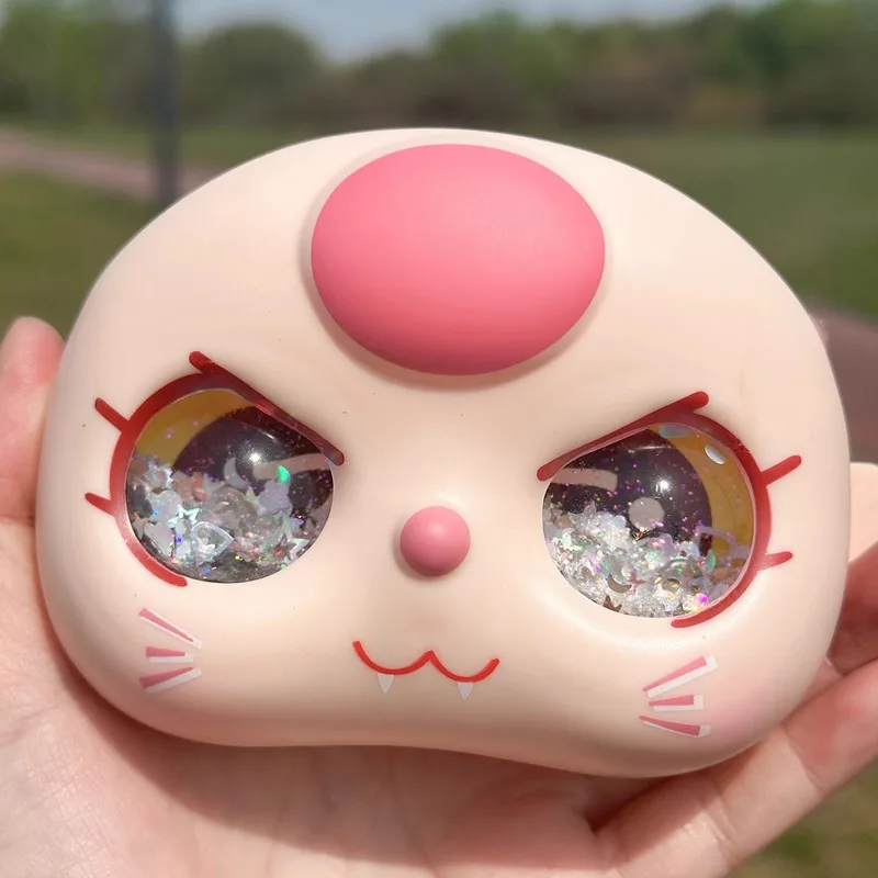 Nieuwe Baby Drie 400% Lichaamsgrootte Vervanging Gezichtsschaal Baby Drie Baby Leeftijd Drie Met Vloeiende Zand Ogen Leuk Speelgoed Verzamel geschenken