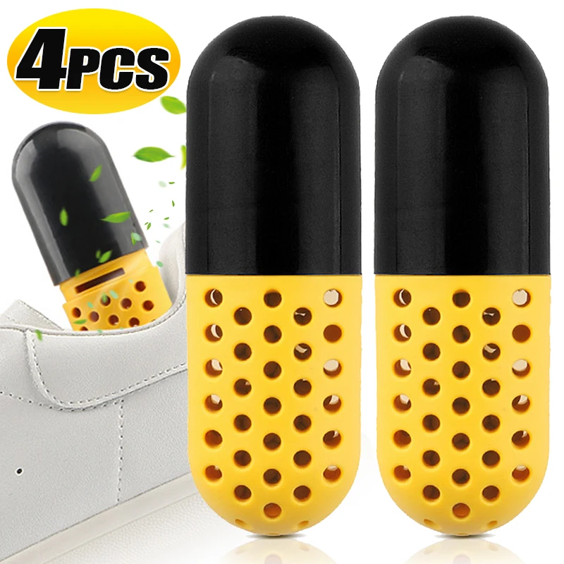 New Sports Shoes Deodorant Capsules Sneakers Canvas Leather Shoe Deodorizers Portable Shoes Fresheners Desiccant Sweat Absorbent