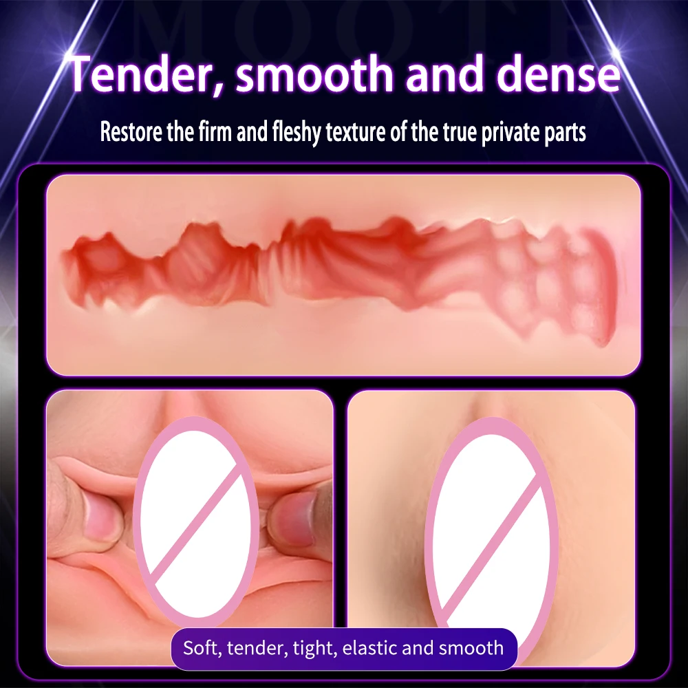 ذكر مص جهاز استمناء المهبل الحقيقي لينة سيليكون الكبار الاستمناء جيب كس الاصطناعي ألعاب الجنس المهبلي للرجال السلع #3