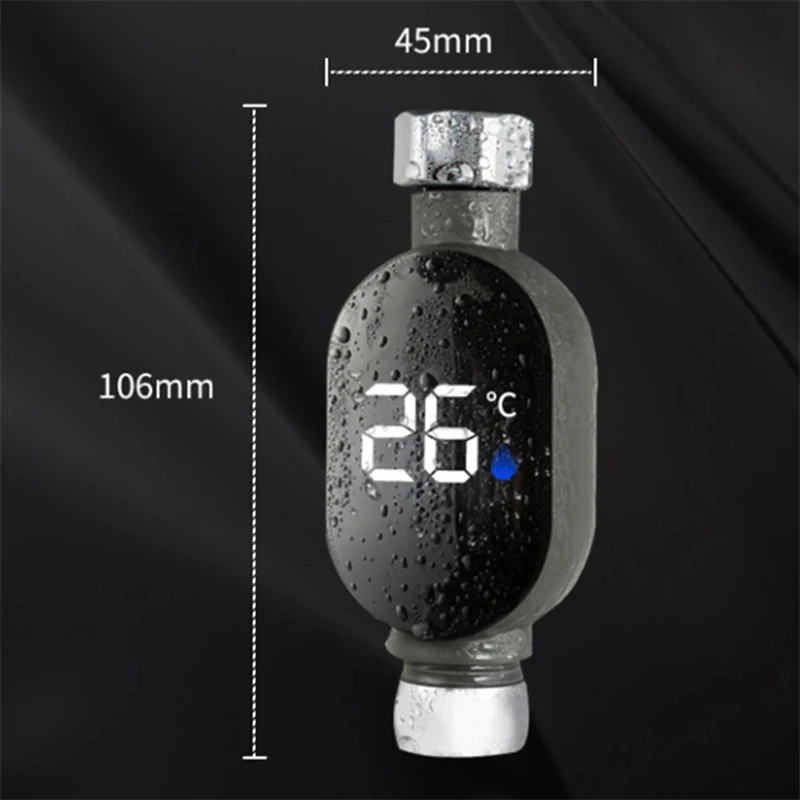 Universal Water Thermometer Baby Bath Water Temperature Meter Household Visual LED Faucet Thermometer image 4