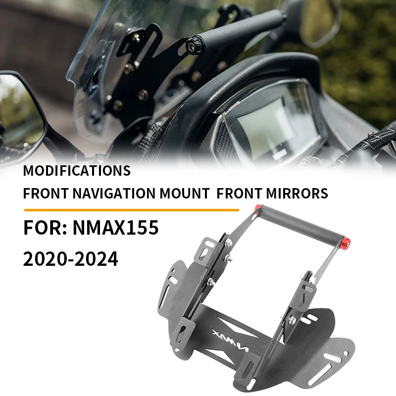 NEW NMAX155 125 for yamaha nmax155 125 v2 2020-2024Motorcycle modified rearview mirror forward mobile phone navigation bracket