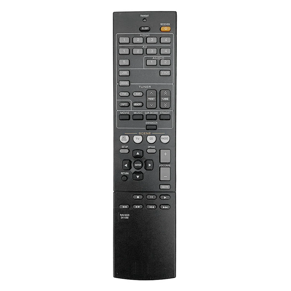 

New RAV463 ZA11350 For Yamaha AV Receiver Remote Control RX-V373 RX-V375 HTR-3065 HTR-3066 HT-497 YHT-399U