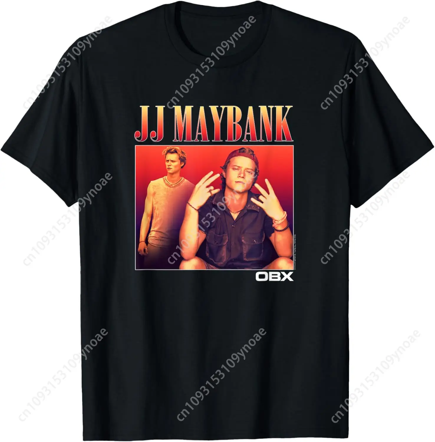 Outer Bank JJ Maybank Portrait TShirt Man Women Cotton Tee Soft Shirt Breathable Classic Return Top Short Sleeves Movie Fans