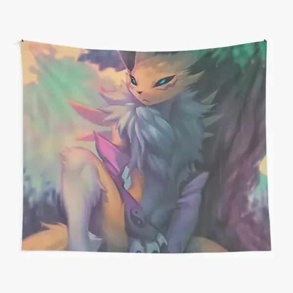 Vintage Rainy Renamon  Tapestry Decoration Travel Living Printed Room Home Decor Colored Art Hanging Yoga Beautiful Bedroom