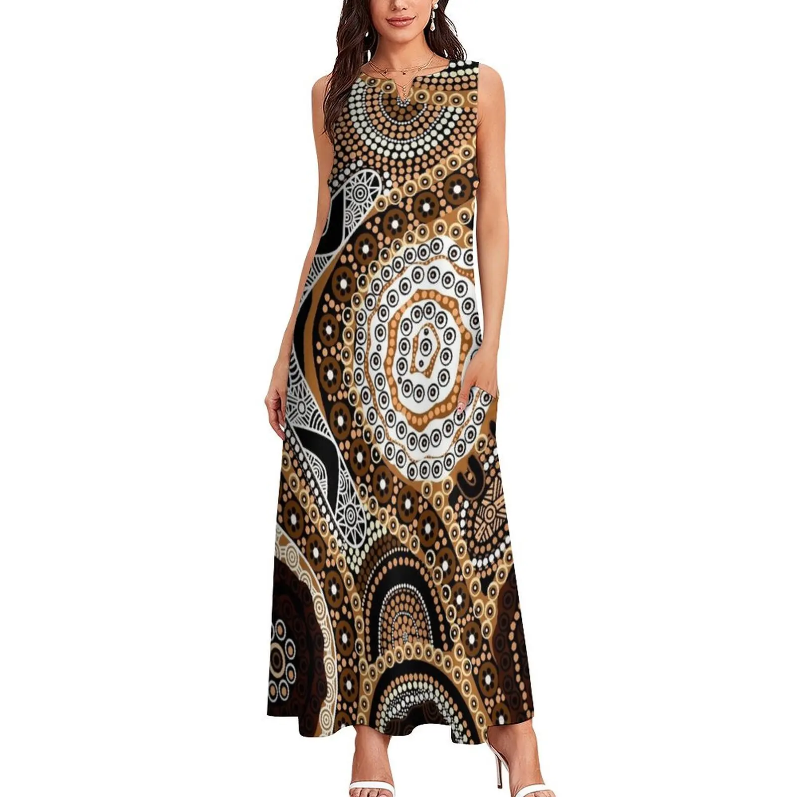 Building culture Long Dress african dresses for woman Women's summer dress