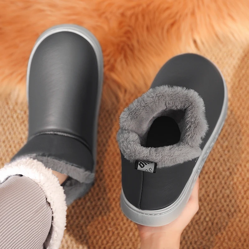 

Casual Sneaker Loafers Ankle Boots Sports and Leisure Boots Winter Men Platform Sports Shoes Snow Boots Round Toe Non-slip New